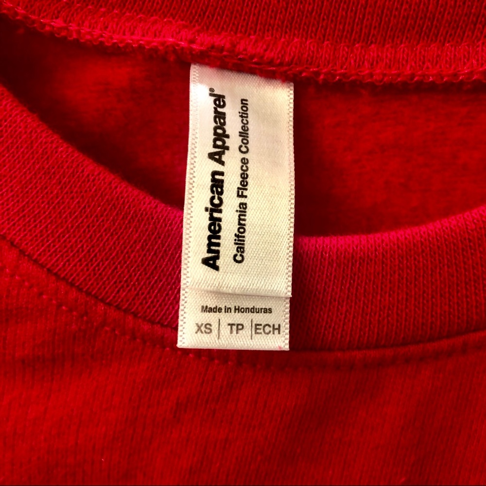 American Apparel Unisex Fleece Sweatshirt - Picture 3 of 4